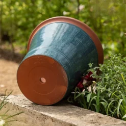 Dark Teal Kitchen Planter 11 Dark Teal Kitchen Planter -Stoneware Store pr2000044992 card4 lg